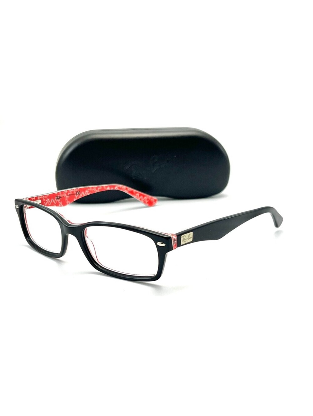 Ray Ban Rb 5206 2479 Black Authentic Frames Eyeglasses 52-18 140 W/Case